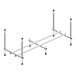 Каркас для ванны ALEX BAITLER KN17 для акриловых ванн 170х80 250_100_Array
